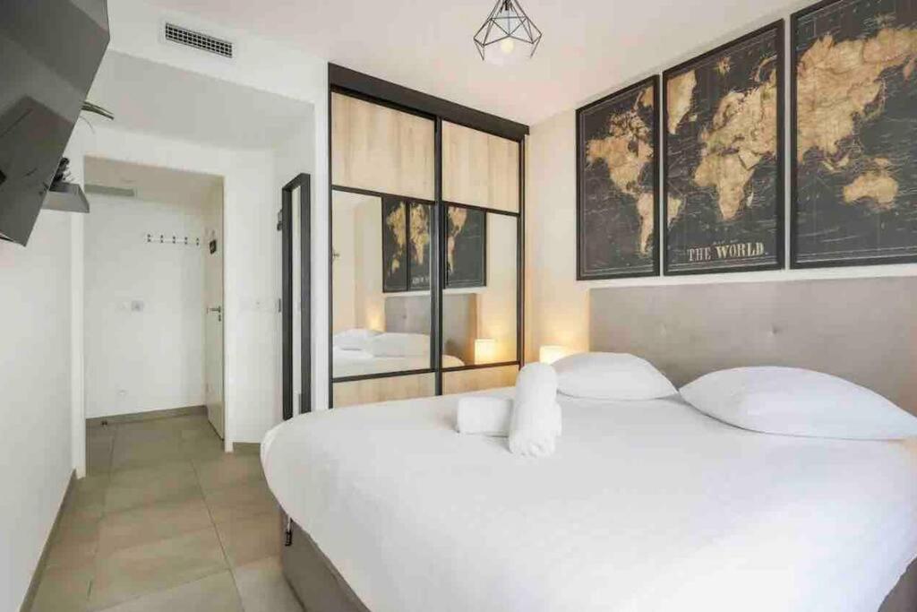 Logement Moderne Luxueux Parking Ac Cote De La Mer Ницца Экстерьер фото